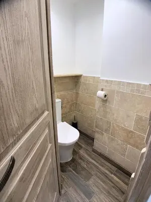 Salle de bains dans l'établissement Eco-Appart'hôtel Rouen - SLT