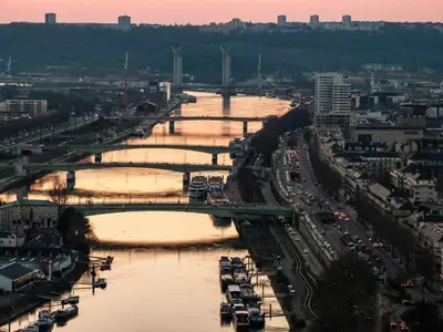 Vue sur la rivière ou le fleuve situé(e) à proximité de l'appartement