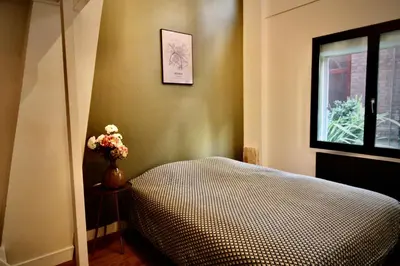 Un ou plusieurs lits dans un hébergement de l'établissement Spa Gaalor***** - Jacuzzi & Sauna à Rouen