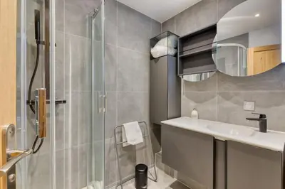Salle de bains dans l'établissement LAxelle élégant F4 en plein cœur de Rouen !