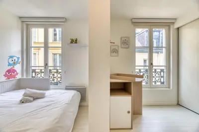 Un ou plusieurs lits dans un hébergement de l'établissement Carlos logement au pied du Gros Horloge !