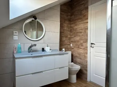 Salle de bains dans l'établissement Lecomte