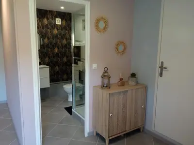 Salle de bains dans l'établissement la maison des taillis