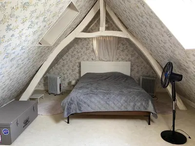 Un ou plusieurs lits dans un hébergement de l'établissement Maison de Campagne Baie de Somme 17 couchages