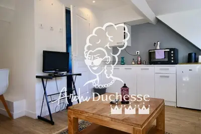 Cuisine ou kitchenette dans l'établissement Le Petit Nid en plein centre-ville de Rouen !
