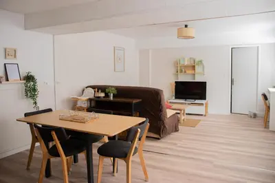 Télévision ou salle de divertissement dans l'établissement Bergerie du centre ville - 1 chambre, équipement bébé, wifi et draps inclus