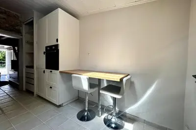 Cuisine ou kitchenette dans l'établissement Le Saint-Ouen charmante maison tout confort !