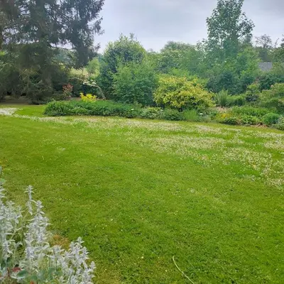 Jardin de l'établissement La Lumineuse du Moulin