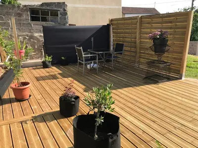 Jardin de l'établissement Le Tipani