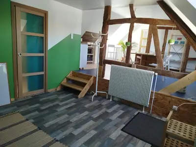 Cuisine ou kitchenette dans l'établissement Logement Familial de 40m2 Belbeuf