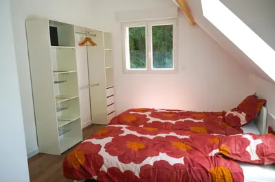 Un ou plusieurs lits dans un hébergement de l'établissement Maison à Rouen jusqu'à 6 personnes, centre-ville
