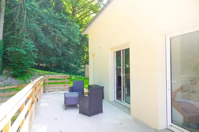 Jardin de l'établissement Maison à Rouen jusqu'à 6 personnes, centre-ville