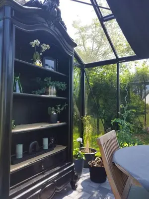 Jardin de l'établissement Suite avec jacuzzi idéale pour visiter la Normandie