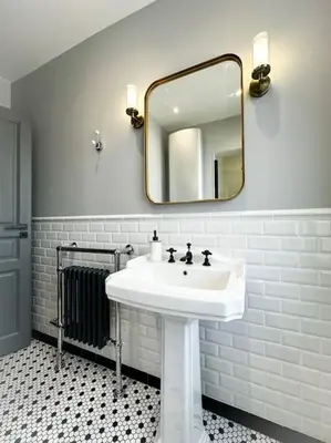 Salle de bains dans l'établissement Appartement N1 moderne à 3min de Giverny