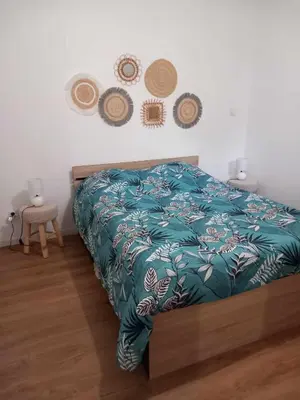 Un ou plusieurs lits dans un hébergement de l'établissement Appartement Criel-sur-Mer