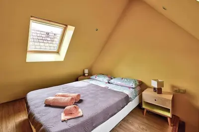Un ou plusieurs lits dans un hébergement de l'établissement Maison de ville spacieuse et calme en plein coeur d'Amiens