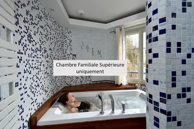 Plan de l'établissement Chambres d'hôtes Villa de Vienne-en-Arthies