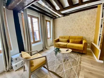 Coin salon dans l'établissement Le Mimosa