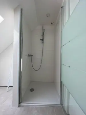 Salle de bains dans l'établissement Le Verger de Sophie