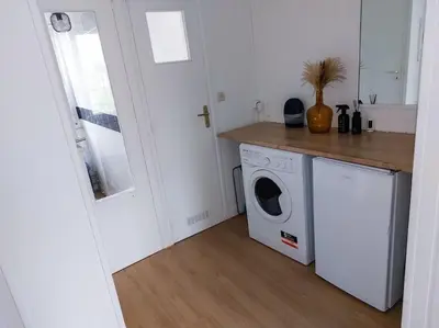 Cuisine ou kitchenette dans l'établissement Le Sympathique