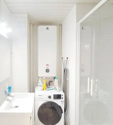 Salle de bains dans l'établissement Votre chambre chez l'habitant dans la capitale de la Normandie