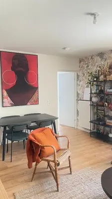 Cuisine ou kitchenette dans l'établissement Appartement de charme Poissy