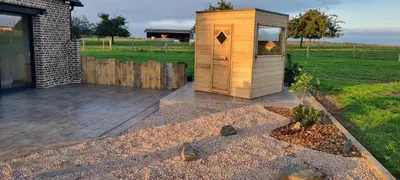 Jardin de l'établissement Les terres de Marie - Le Chêne et Le Hêtre
