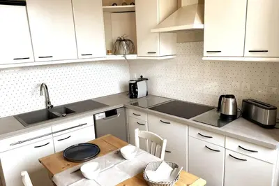 Cuisine ou kitchenette dans l'établissement France, Normandie, Rouen Hyper centre, 3 étoiles