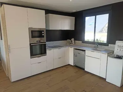 Cuisine ou kitchenette dans l'établissement apatam