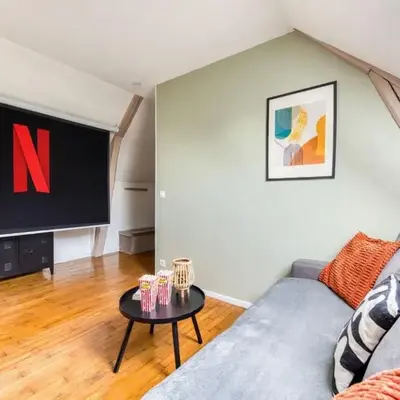 Cocon Forestier - Home cinema- Netflix free - Proche aéroport Beauvais