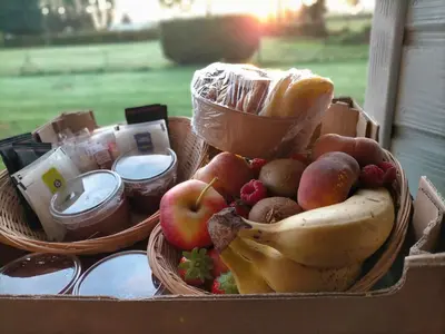 Nourriture dans la maison de vacances ou à proximité