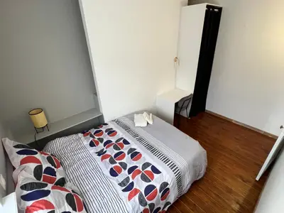 Un ou plusieurs lits dans un hébergement de l'établissement Maison de ville à 2 pas de Rouen