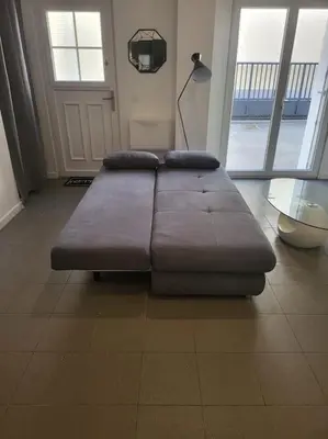 Coin salon dans l'établissement Appartement 45 m2, proche gare Vernon-Giverny