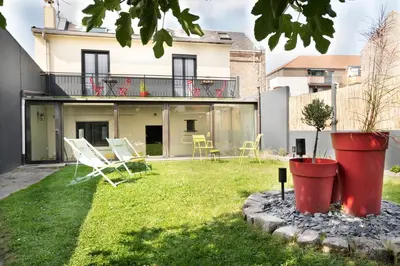 Jardin de l'établissement Maison et Jardin - Chambre Cosy