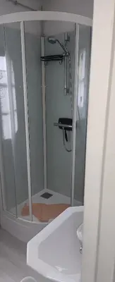Salle de bains dans l'établissement Le coquelicot