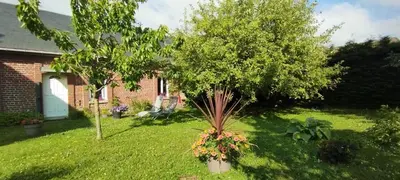 Jardin de l'établissement Le logis de la chouette