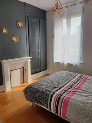 Un ou plusieurs lits dans un hébergement de l'établissement Maison amienoise typique