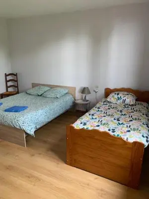 Un ou plusieurs lits dans un hébergement de l'établissement chambre d'hôtes