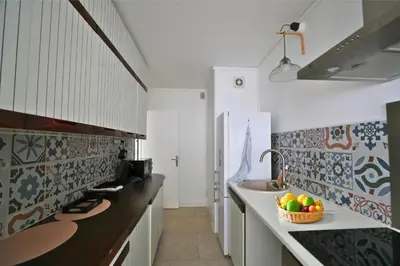 Cuisine ou kitchenette dans l'établissement Amiens Chic - Baby Foot&Élégance