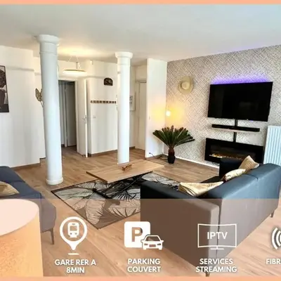 El Cubanito Athéna - Résidence de Standing - 2 Chambres - 4 Couchages - 8 Personnes Max - Parking Privé - Gare à 8 min