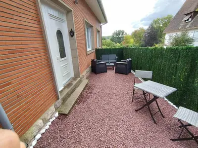 Jardin de l'établissement Chez Steph et Angie