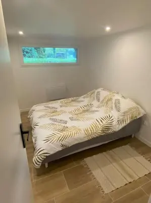Un ou plusieurs lits dans un hébergement de l'établissement Appartement 60m2 6 voyageurs
