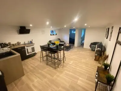 Cuisine ou kitchenette dans l'établissement Appartement 60m2 6 voyageurs