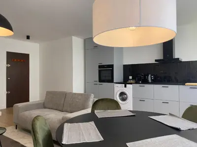 Cuisine ou kitchenette dans l'établissement Le Chaleureux