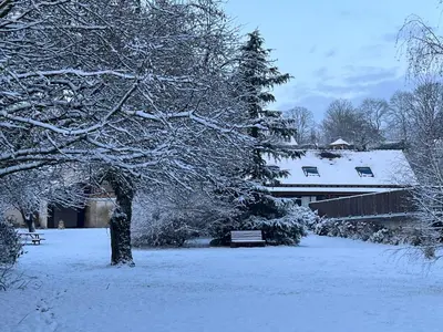 L'établissement Chez Tobi en hiver