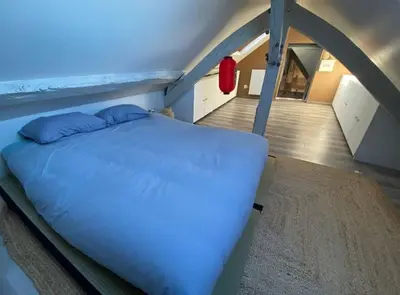 Un ou plusieurs lits dans un hébergement de l'établissement Sous les Clochers de Rouen - Cathédrale
