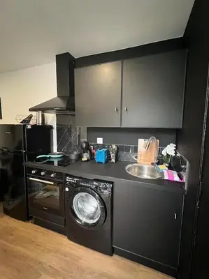 Cuisine ou kitchenette dans l'établissement Black Pearl V