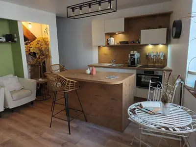 Cuisine ou kitchenette dans l'établissement L'annexe