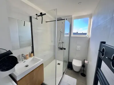 Salle de bains dans l'établissement Vue Cathédrale, Beffroi, Netflix en Hyper Centre