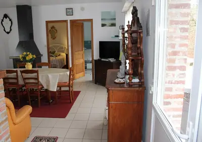 Télévision ou salle de divertissement dans l'établissement La Ferme de la Croix